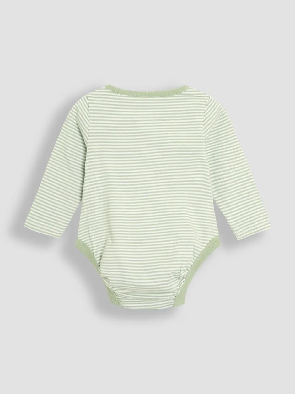 Jumpsuits En Playsuits|Jojo Maman Bébé 2-delige set bretelbroeken met katoenen voetjes