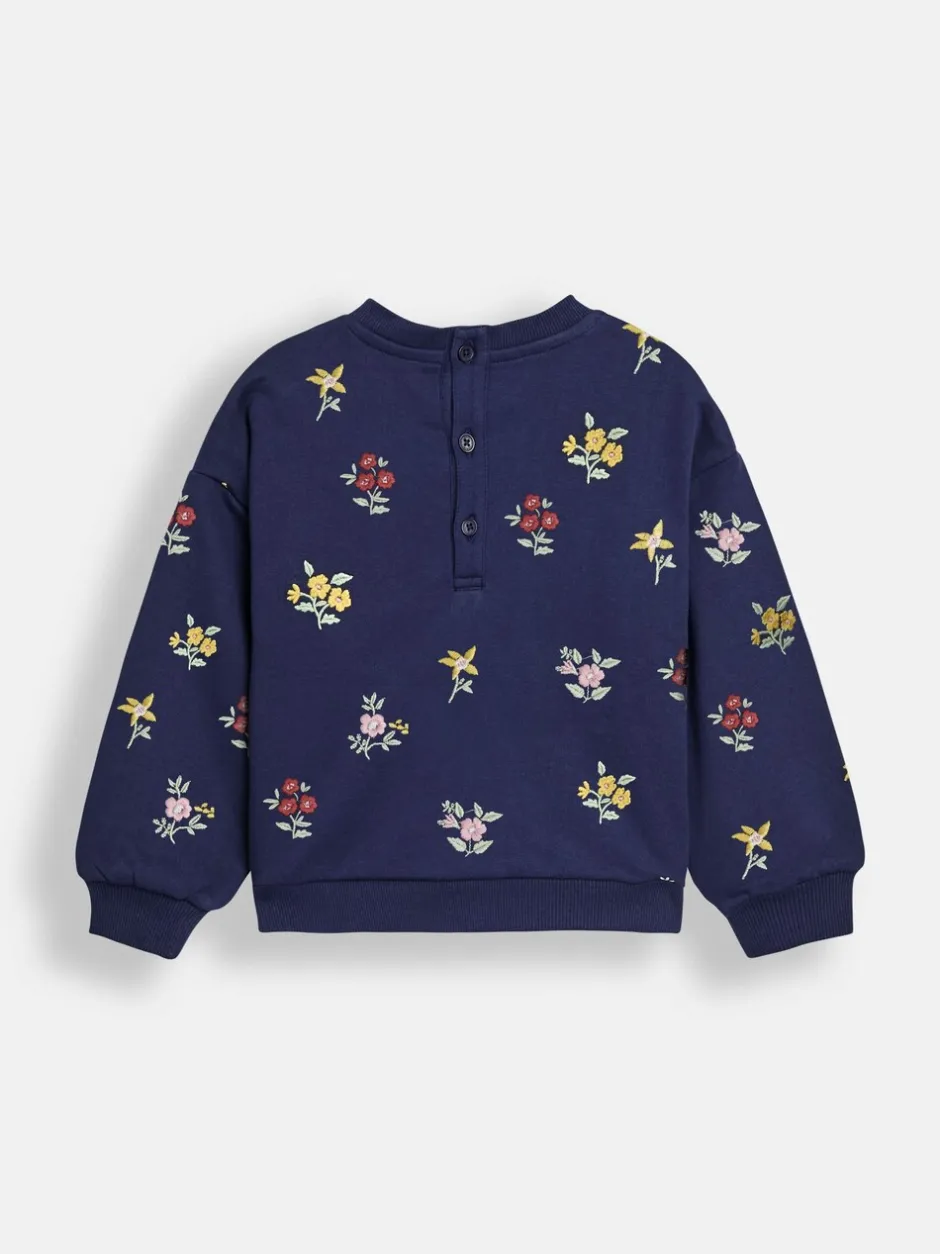Shorts En Rokken|Jojo Maman Bébé Embroidered Sweatshirt & Skirt Set
