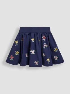 Shorts En Rokken|Jojo Maman Bébé Embroidered Sweatshirt & Skirt Set