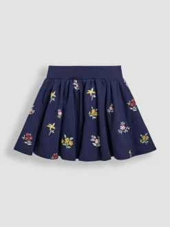 Shorts En Rokken|Jojo Maman Bébé Embroidered Sweatshirt & Skirt Set
