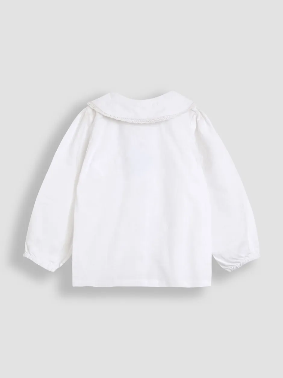 Jumpsuits En Playsuits*Jojo Maman Bébé Embroidered Cord Dungarees & Blouse Set
