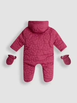 Jassen En Jacks*Jojo Maman Bébé Floral Quilted Pramsuit