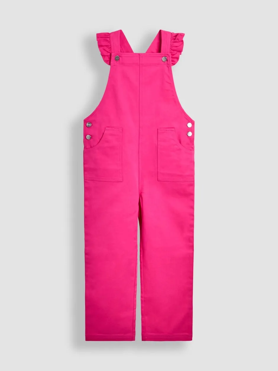 Tuinbroeken|Jumpsuits En Playsuits|Jojo Maman Bébé Frill Shoulder Dungarees