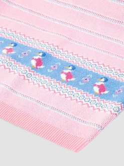 Babyartikelen En Slaapzakken *Jojo Maman Bébé gebreide Jemima Puddle-duck sjaal