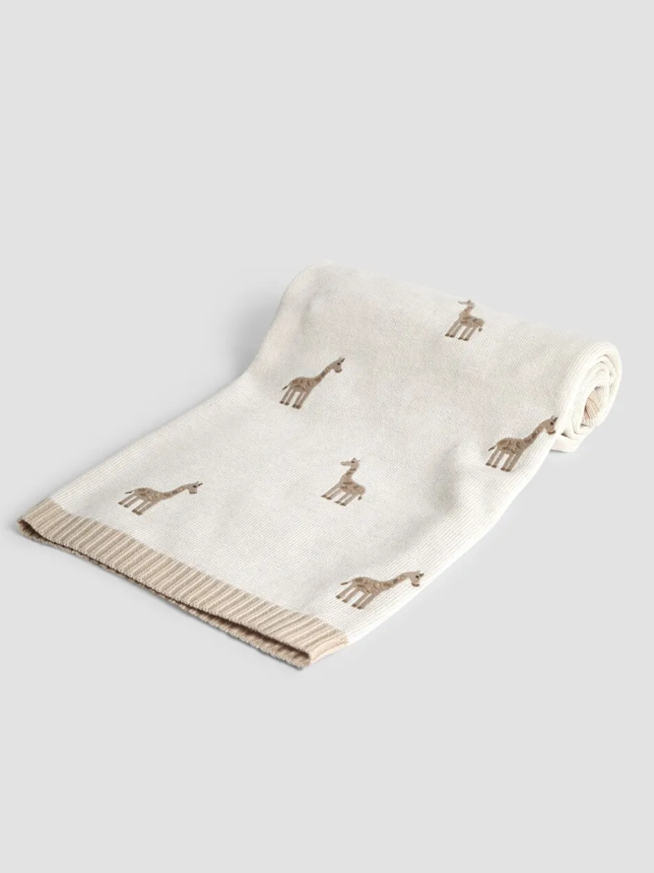 Babyartikelen En Slaapzakken |Jojo Maman Bébé Giraffe Embroidered Shawl