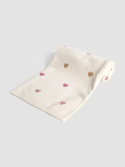 Babyartikelen En Slaapzakken |Jojo Maman Bébé Heart Embroidered Shawl