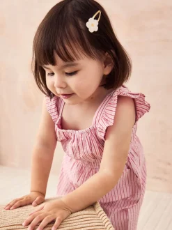 Jumpsuits En Playsuits|Jojo Maman Bébé jumpsuit met ruchemouwtjes