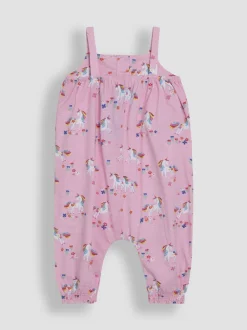 Jumpsuits En Playsuits|Jojo Maman Bébé jumpsuit met knoopsluiting aan de voorkant