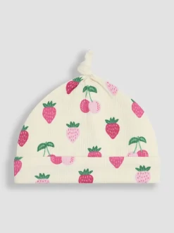Mutsjes En Antikrabwantjes|Mutsen, Handschoenen En Sjaals*Jojo Maman Bébé katoenen babyhoedje met print