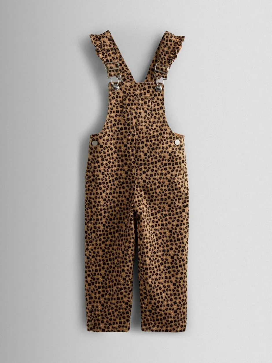 Jumpsuits En Playsuits|Jojo Maman Bébé Leopard Print Dungaree & T-Shirt Set
