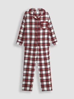 Pyjama's|Loungewear|Jojo Maman Bébé Mens Check Woven Pyjama Set