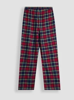 Pyjama's*Jojo Maman Bébé Mens Christmas Check Bottom Pyjamas Set