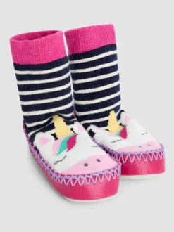 Pantoffels*Jojo Maman Bébé moccasin pantoffelsokken