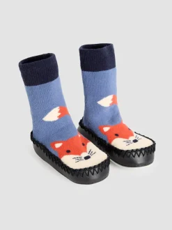 Pantoffels|Jojo Maman Bébé moccasin pantoffelsokken