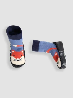 Pantoffels|Jojo Maman Bébé moccasin pantoffelsokken
