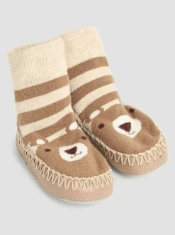Pantoffels|Pantoffels*Jojo Maman Bébé moccasin pantoffelsokken