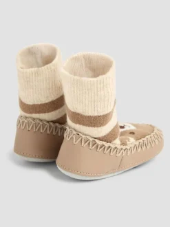 Pantoffels|Pantoffels*Jojo Maman Bébé moccasin pantoffelsokken