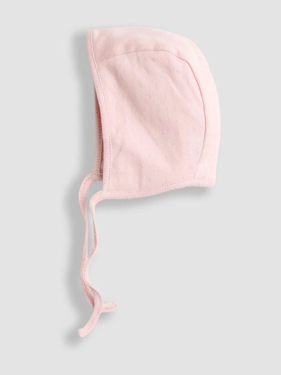 Mutsen, Handschoenen En Sjaals*Jojo Maman Bébé 2-Pack Pointelle Bonnets