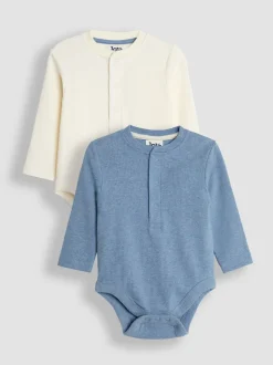 Rompertjes En Hemdjes|Rompertjes En Hemdjes|Jojo Maman Bébé Ribbed Bodies 2 Pack