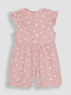 Jumpsuits En Playsuits*Jojo Maman Bébé Ruffle Shoulder Speelpakje van 100% Katoen
