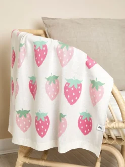 Babyartikelen En Slaapzakken |Jojo Maman Bébé Strawberry FairIsle Shawl