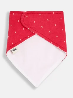 Slabbetjes*Jojo Maman Bébé Strawberry Dribble Bibs 2 Pack