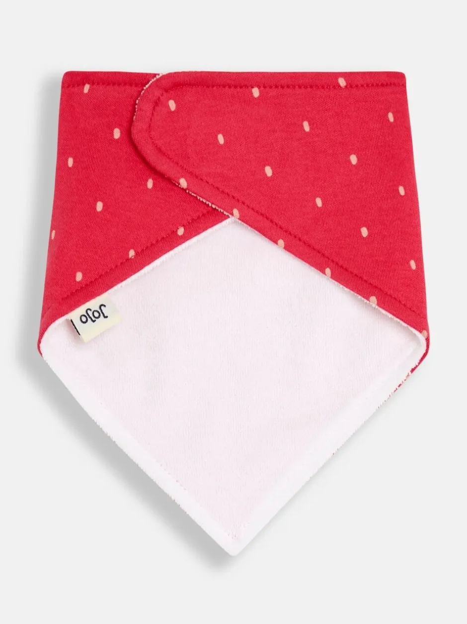 Slabbetjes*Jojo Maman Bébé Strawberry Dribble Bibs 2 Pack