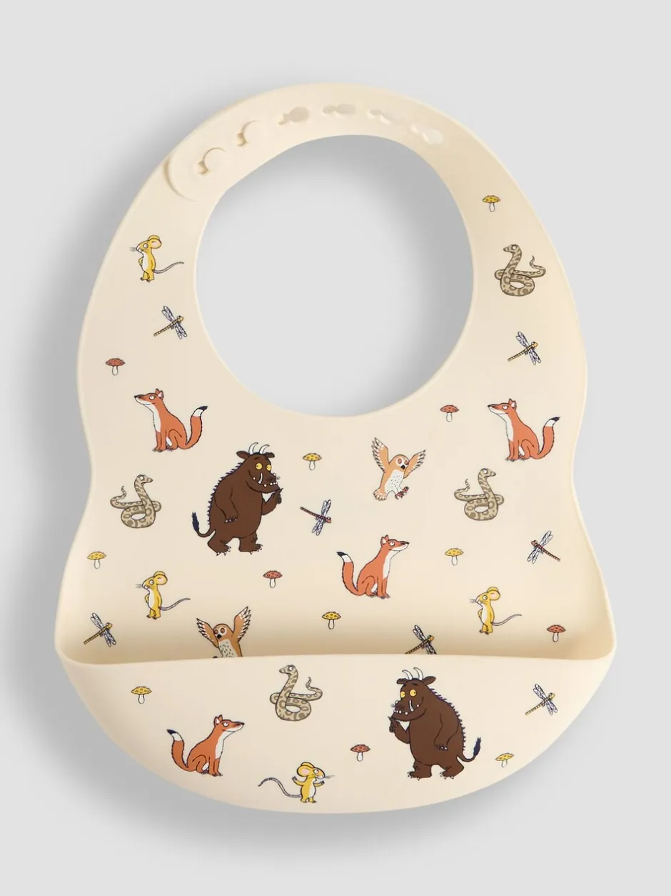 Slabbetjes|Jojo Maman Bébé The Gruffalo 2-Pack Silicone Bib Set