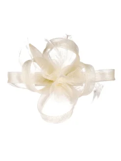 Haaraccessoires*Jon Richard - Kleine leren fascinatorklem