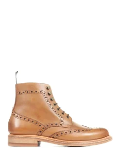 Formele Schoenen*Jones Bootmaker naturelkleurige Baker Street Goodyear enkellaarzen