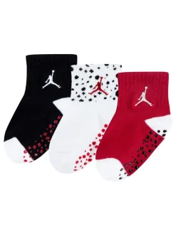 Sokken|Jordan Grippy White Socks 3 Pack