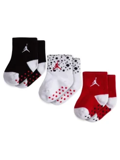Sokken|Jordan Grippy White Socks 3 Pack