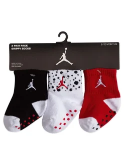 Sokken|Jordan Grippy White Socks 3 Pack