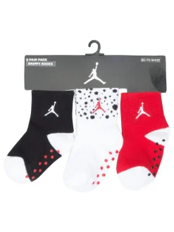 Sokken|Jordan Grippy White Socks 3 Pack