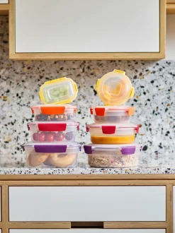 Joseph Joseph|Keukenopslag|Joseph Joseph 8 Piece Nest Lock Round & Rectangle Multi Containers sets