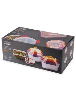 Joseph Joseph|Keukenopslag|Joseph Joseph 8 Piece Nest Lock Round & Rectangle Multi Containers sets