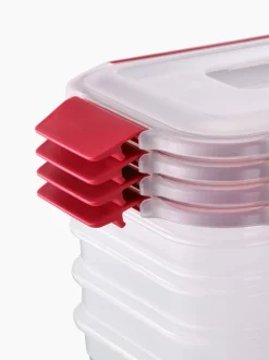 Joseph Joseph|Keukenopslag|Joseph Joseph 4 Piece Nest Lock Rectangle Container Set 1.1L