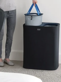 Joseph Joseph*Joseph Joseph - Tota wasmandverdeler van 90 liter Zwart