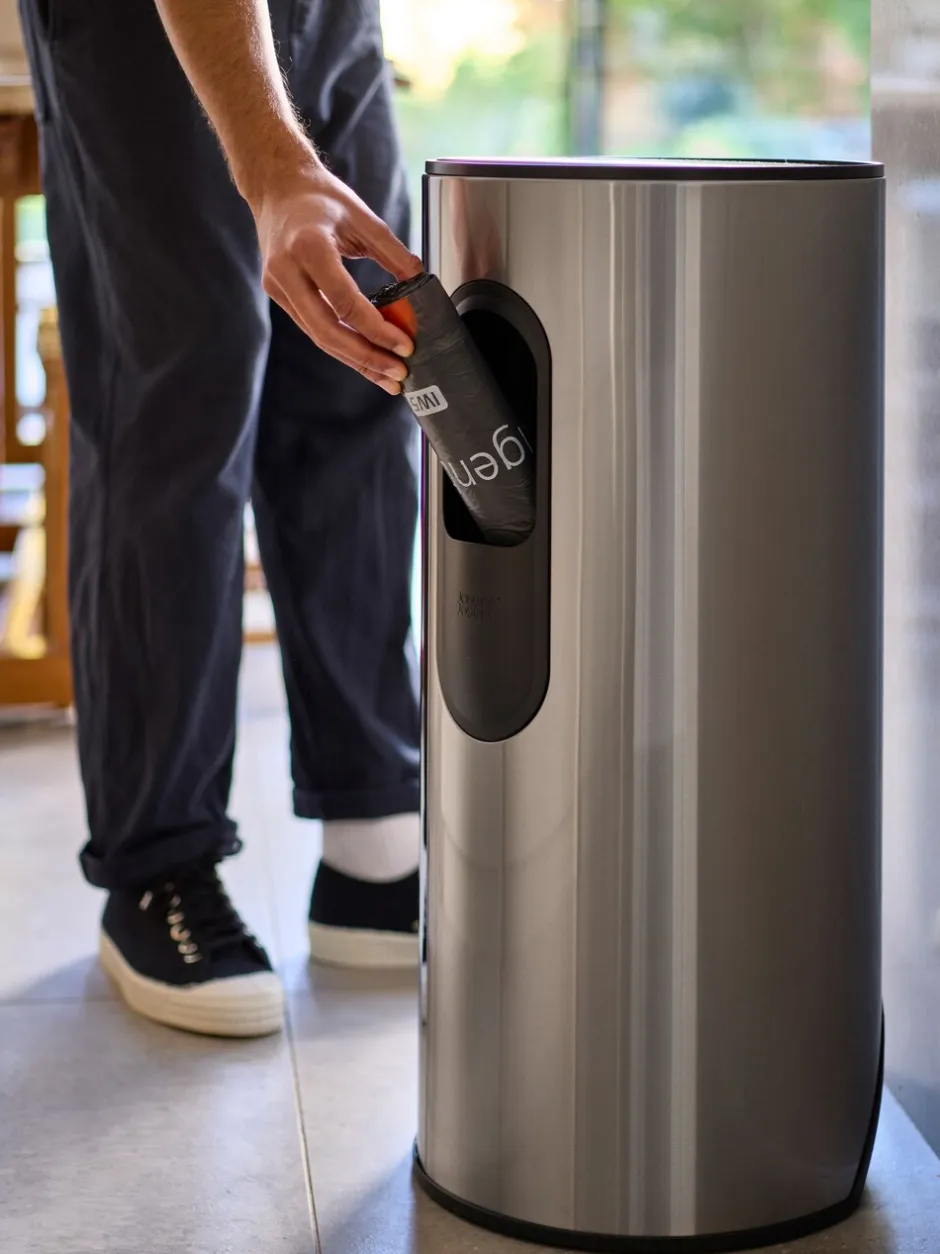 Joseph Joseph|Joseph Joseph Arc 30-Litre Slimline Pedal Bin With Liner Pocket
