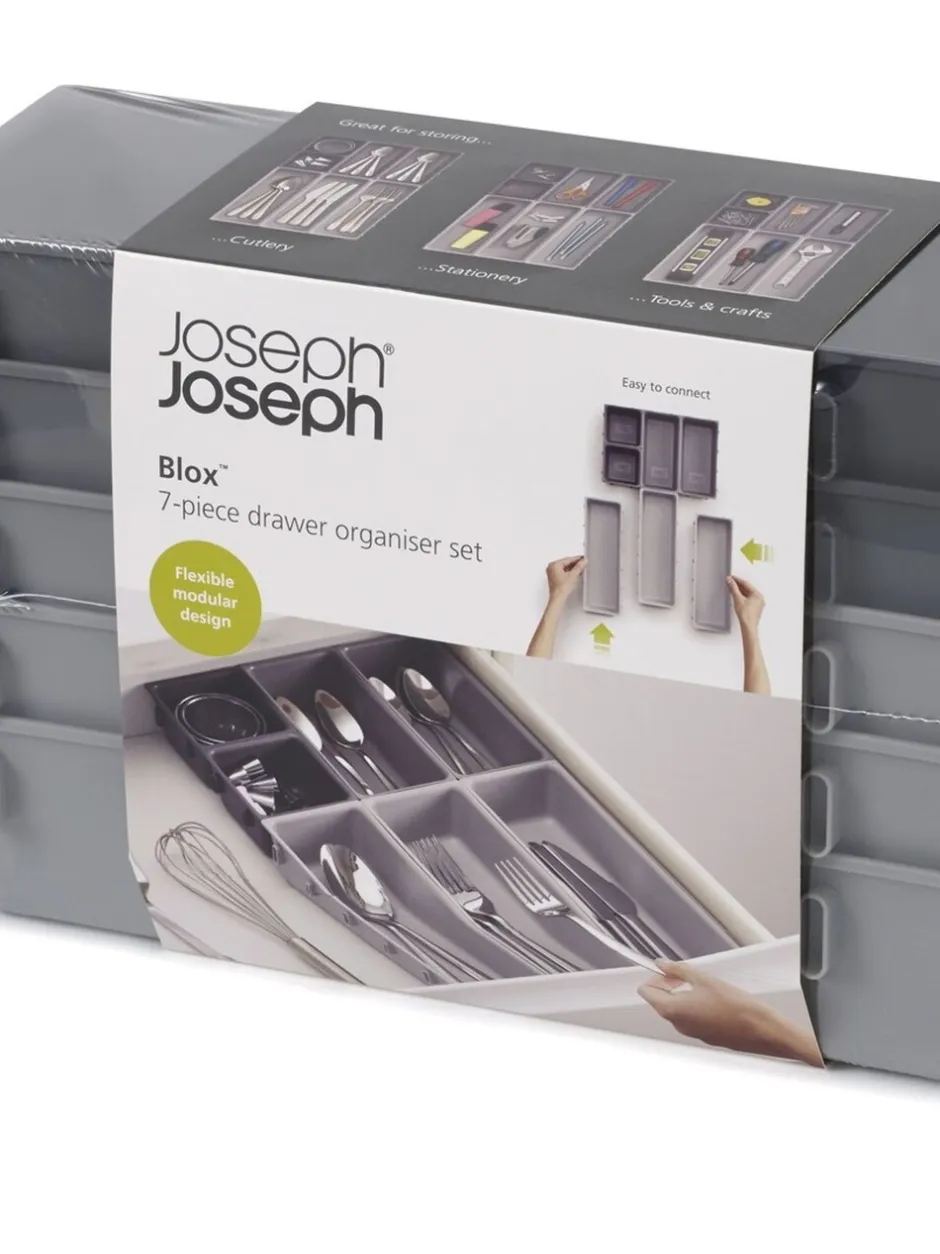 Keukenopslag|Joseph Joseph|Joseph Joseph Blox 7-delige ladenbak