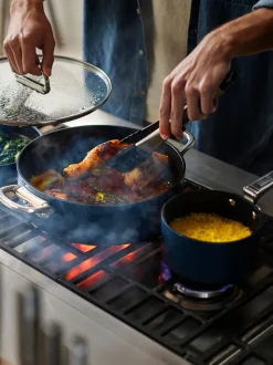 Joseph Joseph|Joseph Joseph Space Folding Handle Ceramic Nonstick 15cm Saucepan and Lid