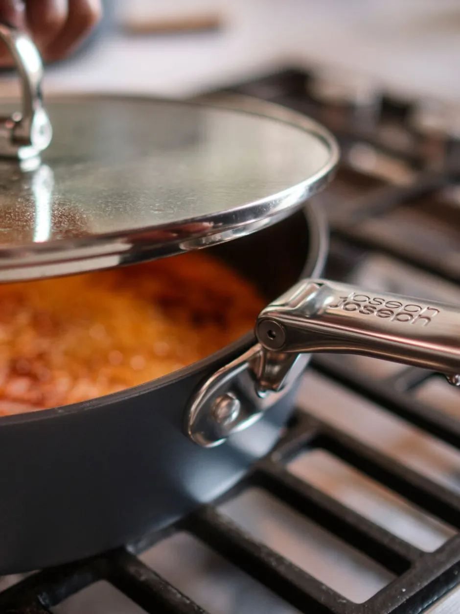 Joseph Joseph|Joseph Joseph Space Folding Handle Ceramic Nonstick 6 piece Cookware Set