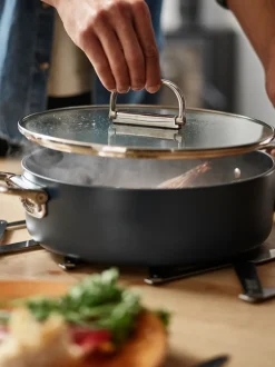 Joseph Joseph|Joseph Joseph Space Folding Handle Ceramic Nonstick 6 piece Cookware Set