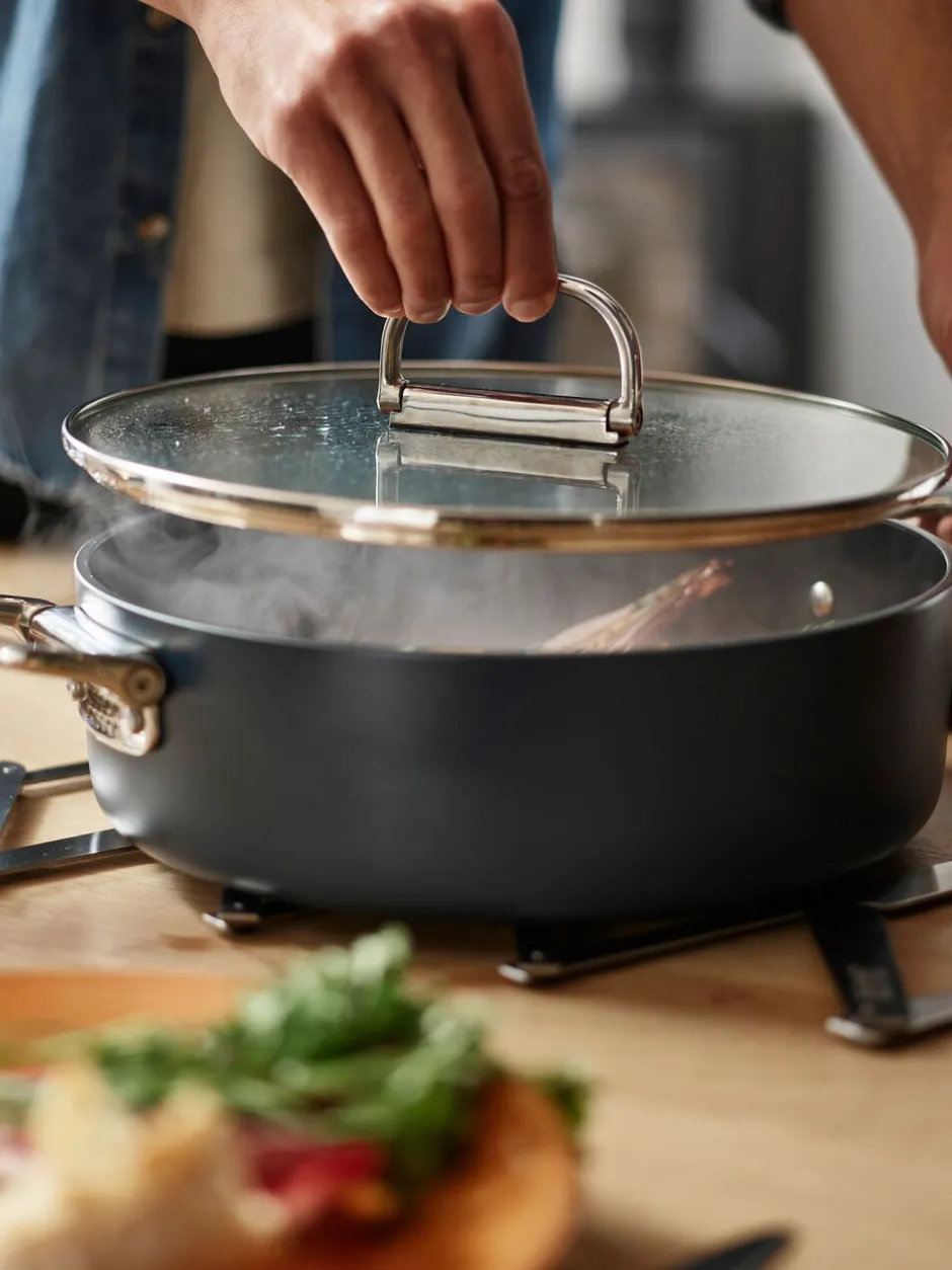 Joseph Joseph|Joseph Joseph Space Folding Handle Ceramic Nonstick 6 piece Cookware Set