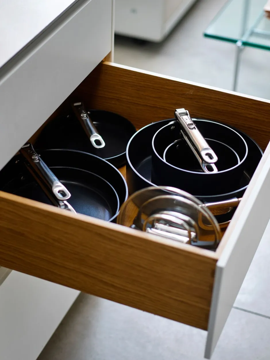 Joseph Joseph|Joseph Joseph Space Folding Handle Ceramic Nonstick 6 piece Cookware Set