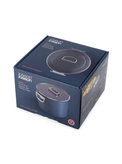 Joseph Joseph*Joseph Joseph Space Folding Handle Ceramic Nonstick 25cm Stock Pot and Lid