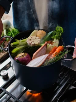 Joseph Joseph*Joseph Joseph Space Folding Handle Ceramic Nonstick 25cm Stock Pot and Lid