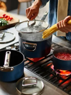 Joseph Joseph*Joseph Joseph Space Folding Handle Ceramic Nonstick 3 Piece Saucepan Set