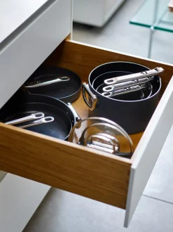 Joseph Joseph*Joseph Joseph Space Folding Handle Ceramic Nonstick 3 Piece Saucepan Set
