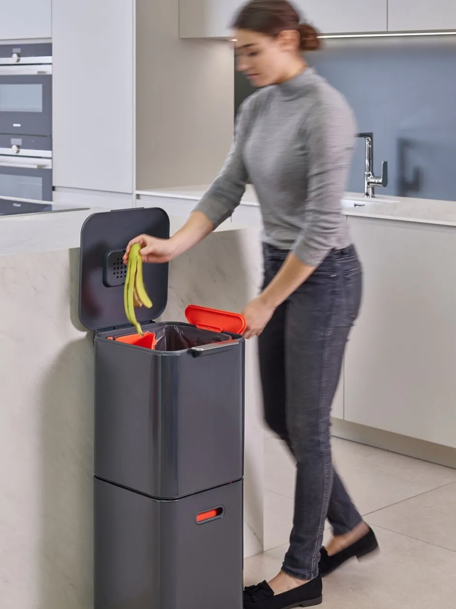 Joseph Joseph|Joseph Joseph Joseph® Joseph Totem compacte afvalscheidingsbak van 40L